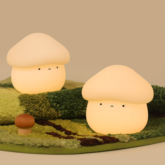 Mushroom Glow: Cute Silicone Night Lamp