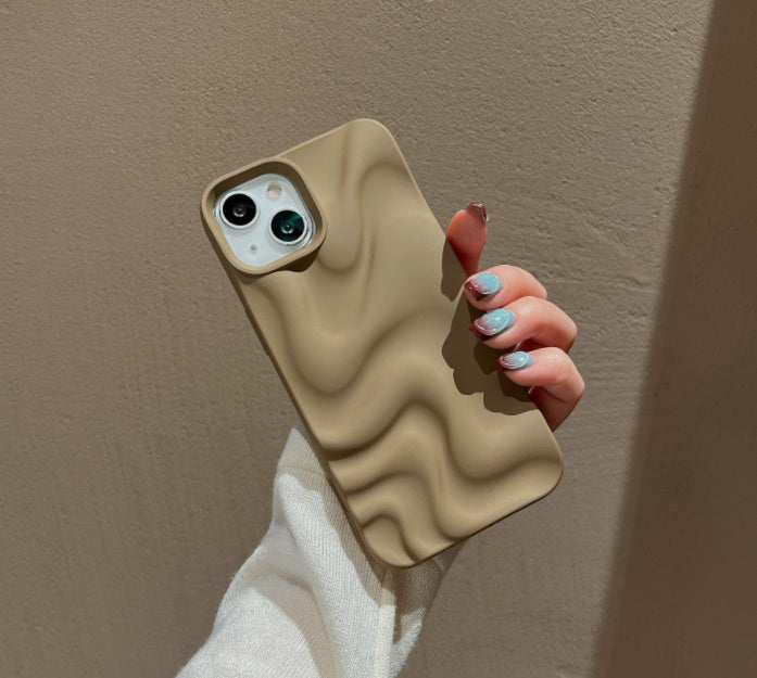 Wave Wonder III: Three-Dimensional Pleated Ripple Phone Case