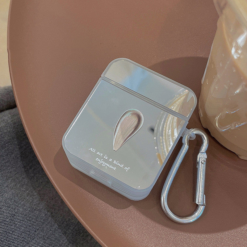 Galactic Shield: Planet Mirror Protective Shell for AirPods