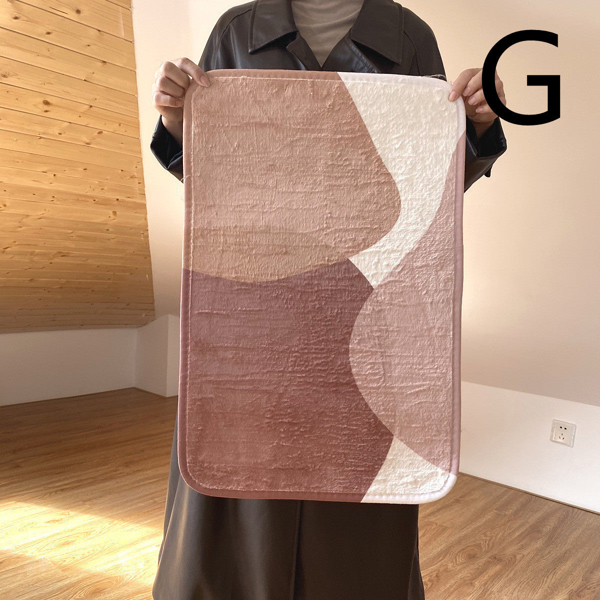 Modern Mingle: Funky Padded Absorbent Non-Slip Floor Mat