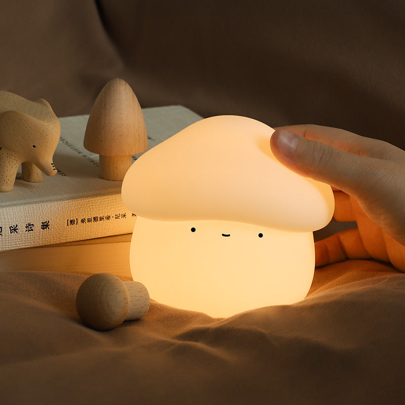 Mushroom Glow: Cute Silicone Night Lamp