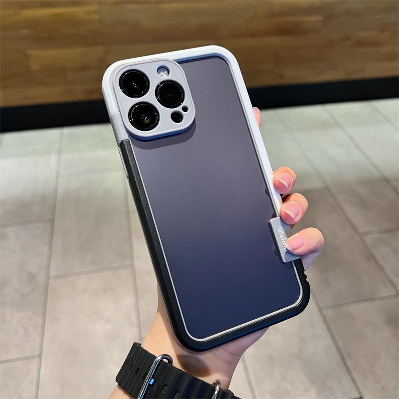 Dual Tone Guard: Contrast Color Frame Silicone Phone Case