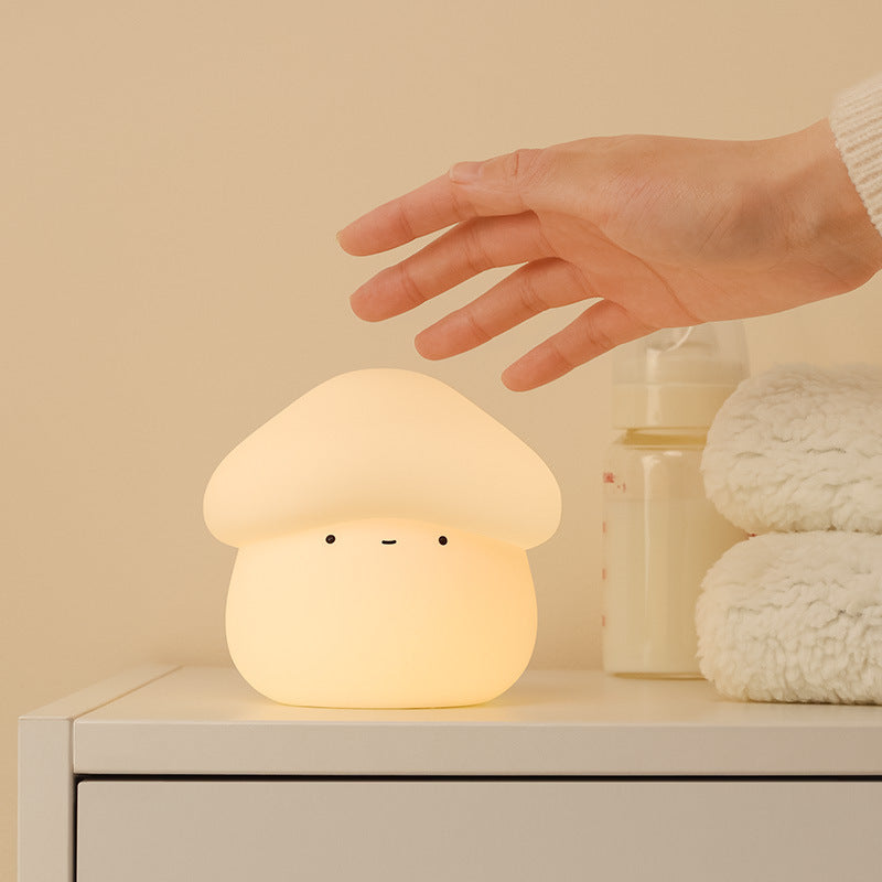 Mushroom Glow: Cute Silicone Night Lamp