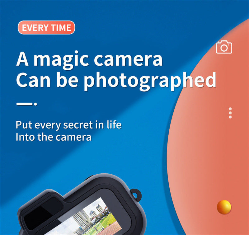 Mini Vintage View: 1080p HD Mini Camera with Screen