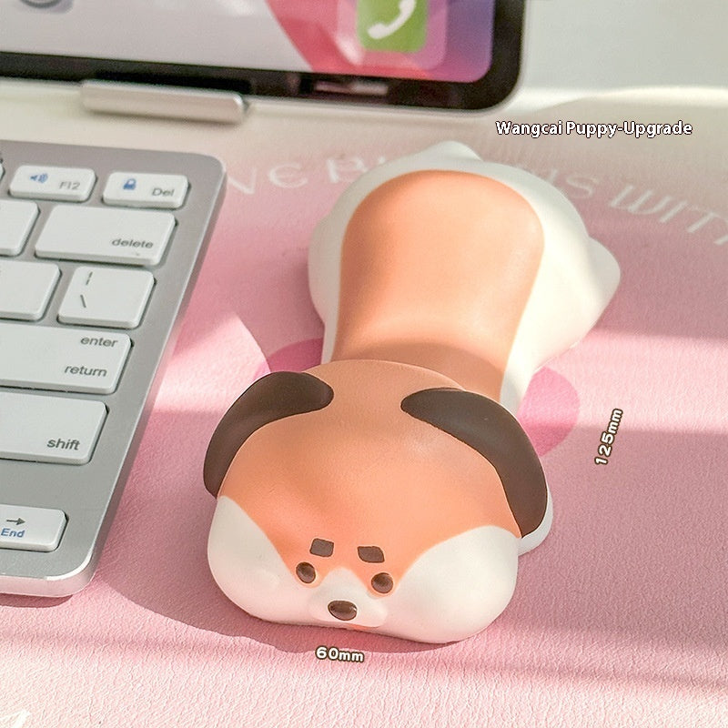 Squishy Comfort: Cute Decompression Mouse Pad with Memory Foam Wrist Rest
