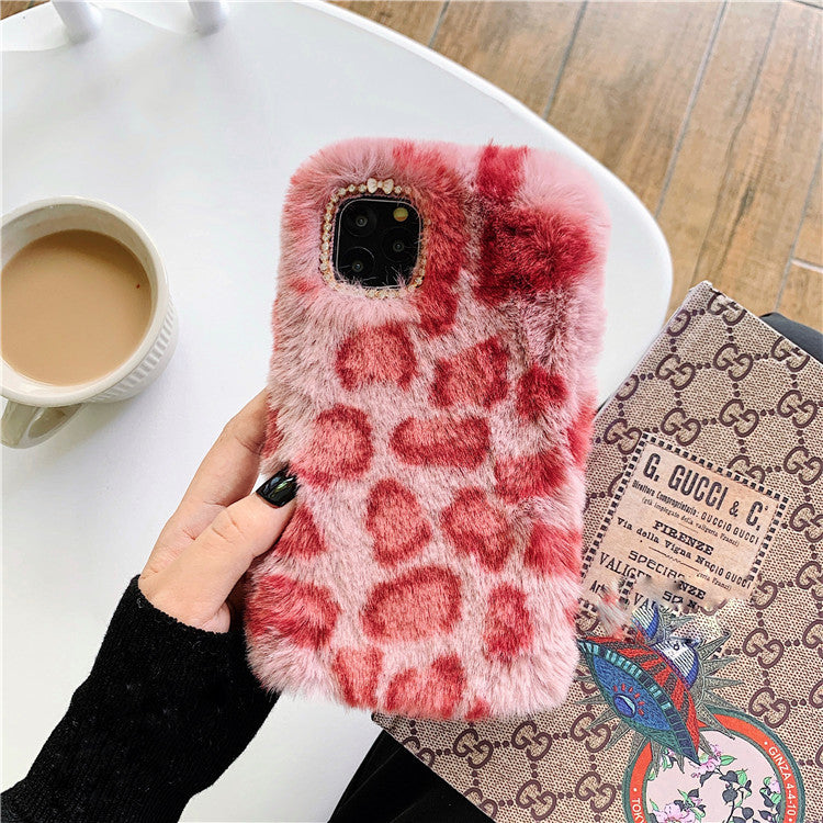 Fluffy Guard: Furry Mobile Phone Case for Samsung