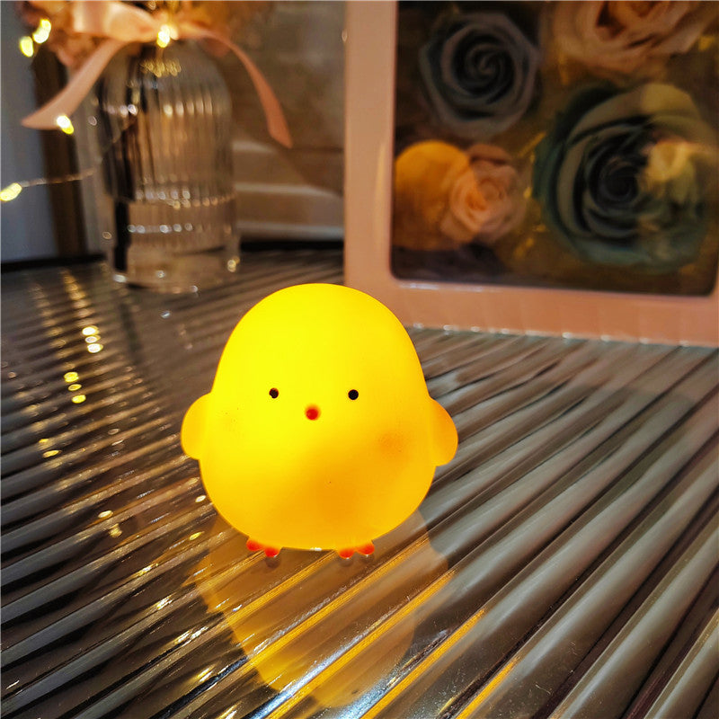Night Market Shine: Cartoon Luminous Small LED Lamp