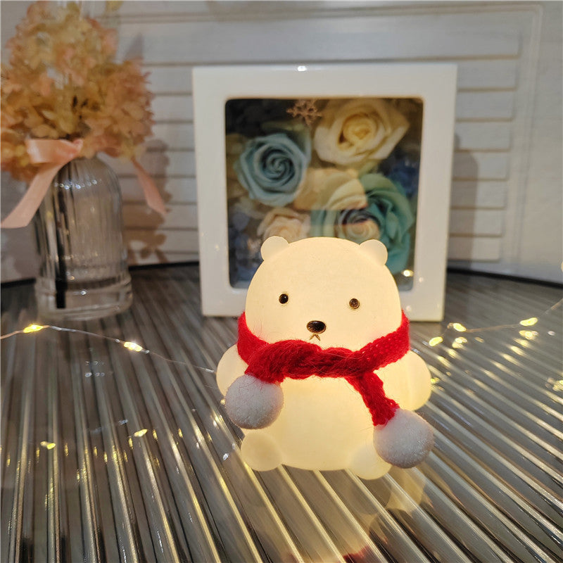 Night Market Shine: Cartoon Luminous Small LED Lamp