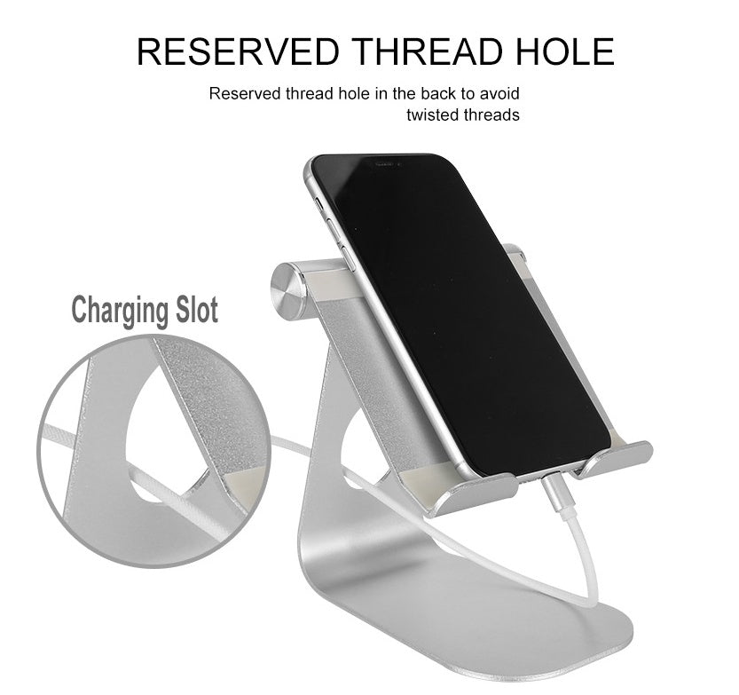 Adjustable Tablet Stand – Perfect for Apple iPads & More. Ideal for desks, reading, or video calls. Sleek, sturdy, and foldable for easy use anywhere.