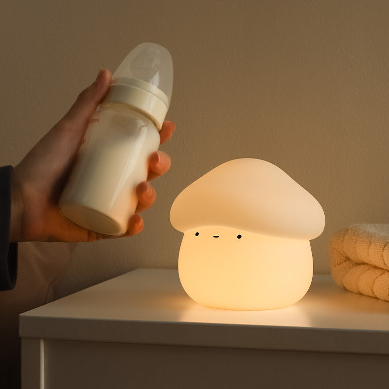 Mushroom Glow: Cute Silicone Night Lamp