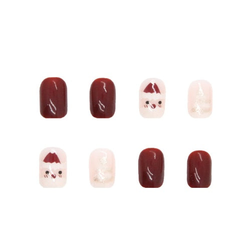 Floral Sparkle: Glitter Press-On Beauty Nails