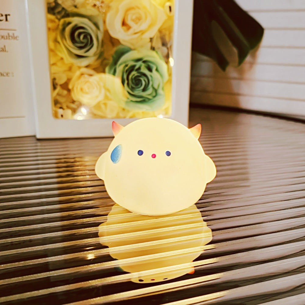 Night Market Shine: Cartoon Luminous Small LED Lamp