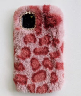 Fluffy Guard: Furry Mobile Phone Case for Samsung