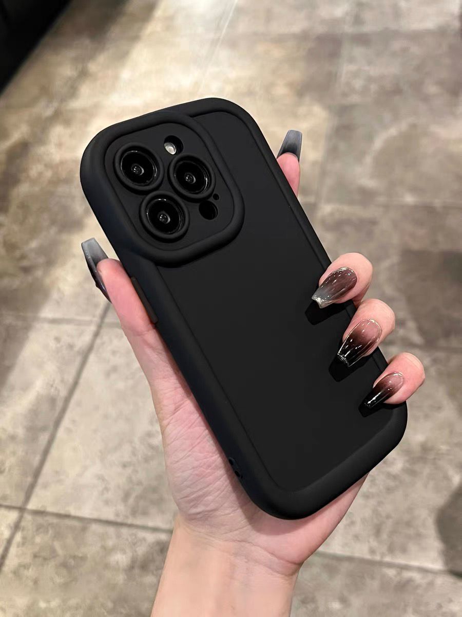 Sleek Shield: Solid Color Premium Anti-Drop Phone Case