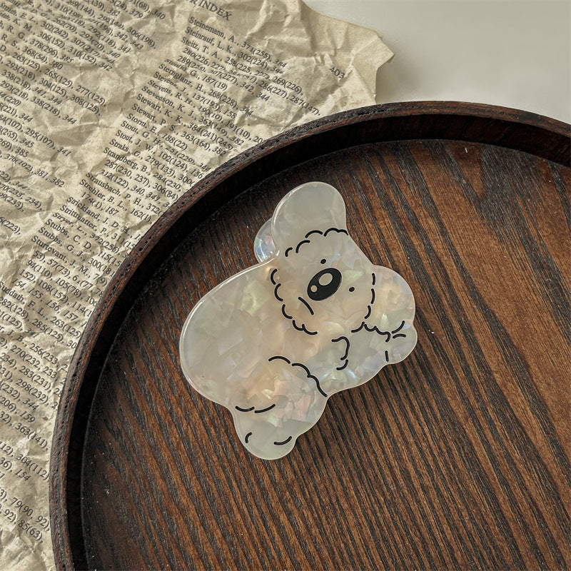 Whimsy Clutch: Adorable Tortoiseshell Hair Clips with Advanced Grip