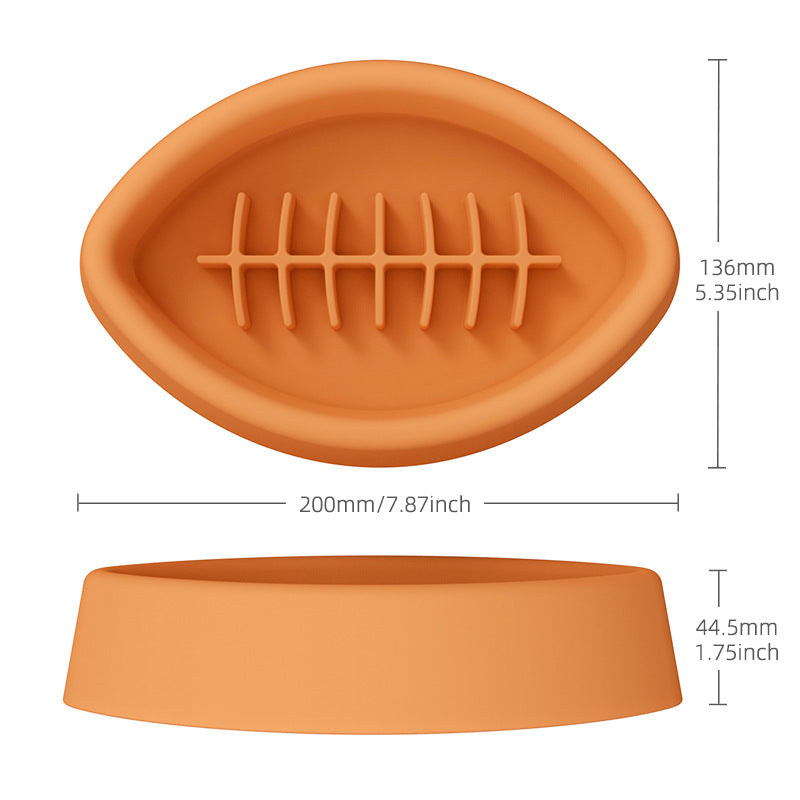 Pace Plate: Silicone Pet Anti-Choke Slow Feeding Bowl
