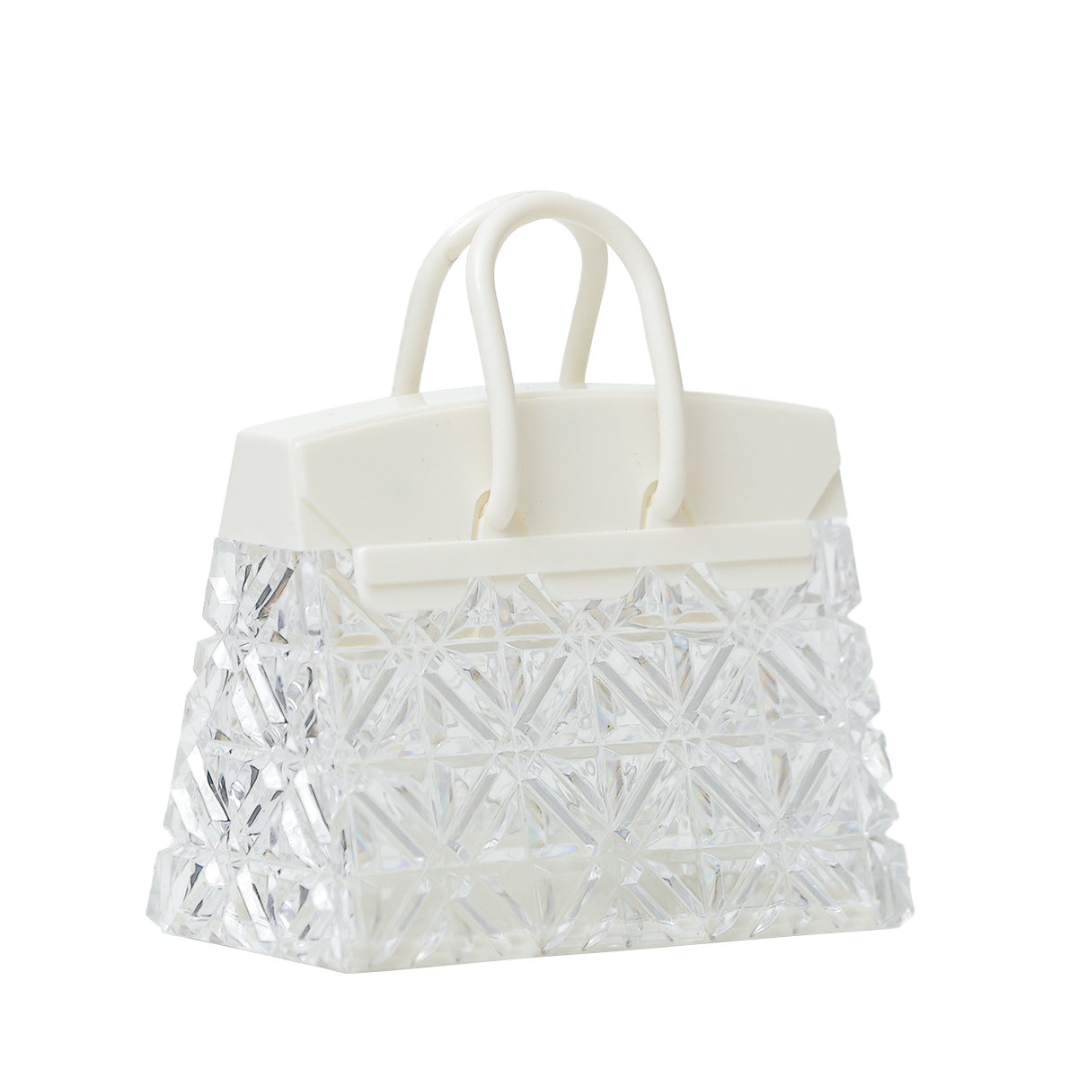 Glowing Clutch: Acrylic Handbag-Shaped Night Lamp