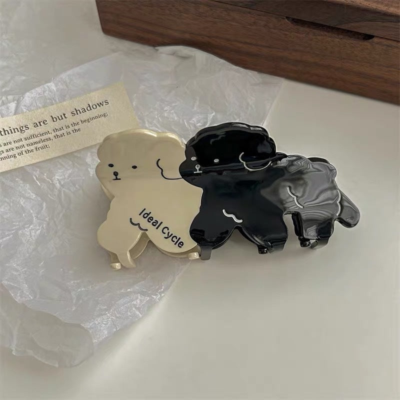 Whimsy Clutch: Adorable Tortoiseshell Hair Clips with Advanced Grip