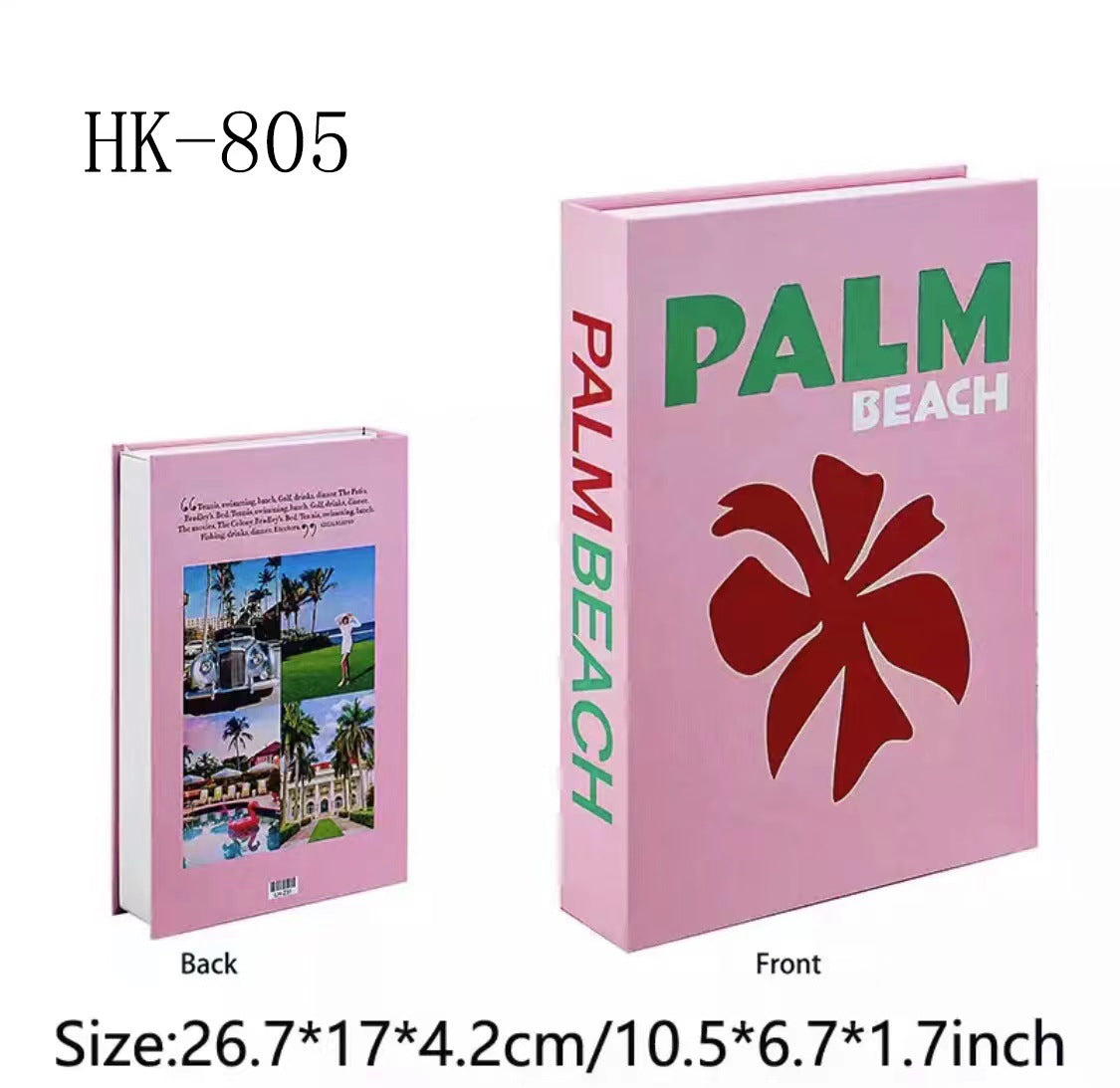 FoldAway Elegance: Decorative Folding Storage Book for Hotel and Living Room Decor