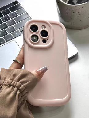 Sleek Shield: Solid Color Premium Anti-Drop Phone Case