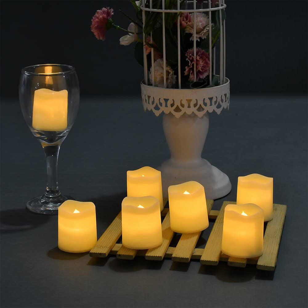 Wishful Glow: Flameless LED Decorative Candle