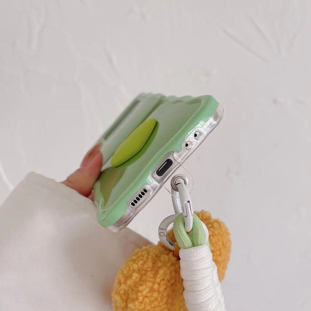 Sweetheart Charm: Colorful Heart Phone Case for Samsung ZFLIP