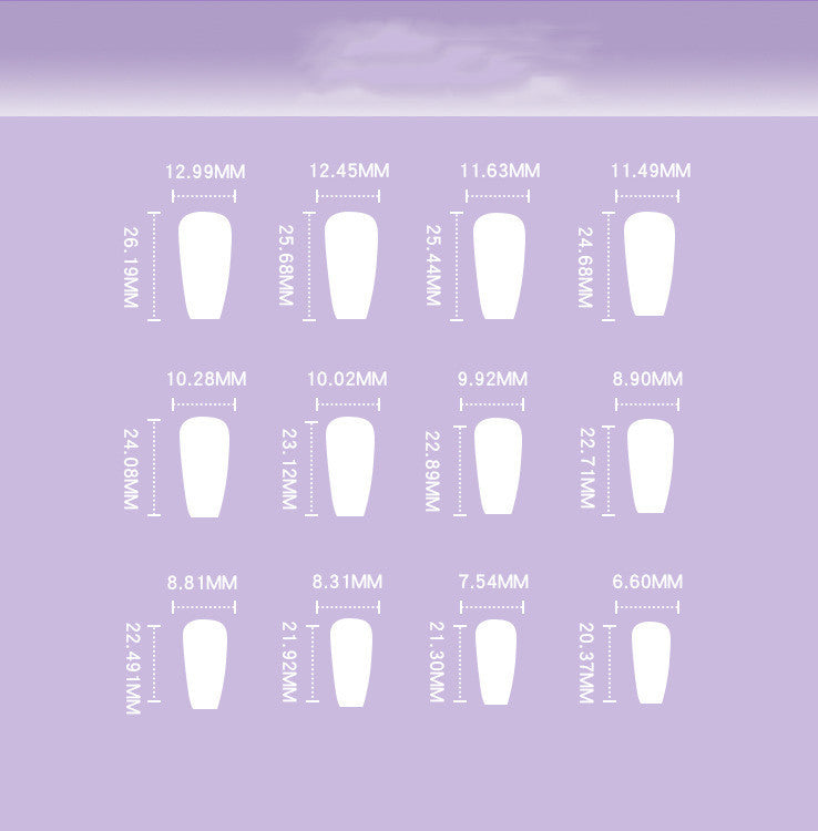 Floral Sparkle: Glitter Press-On Beauty Nails