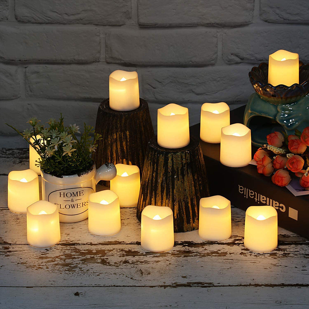 Wishful Glow: Flameless LED Decorative Candle