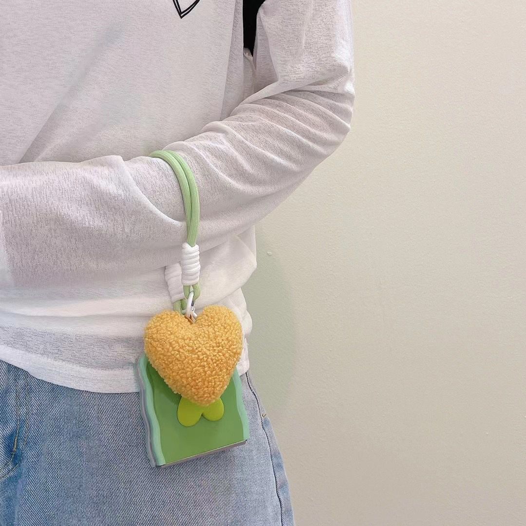 Sweetheart Charm: Colorful Heart Phone Case for Samsung ZFLIP