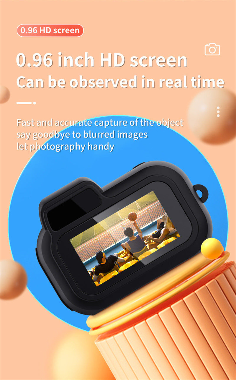 Mini Vintage View: 1080p HD Mini Camera with Screen