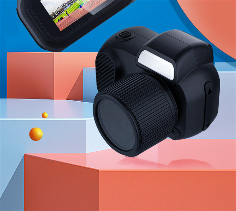 Mini Vintage View: 1080p HD Mini Camera with Screen