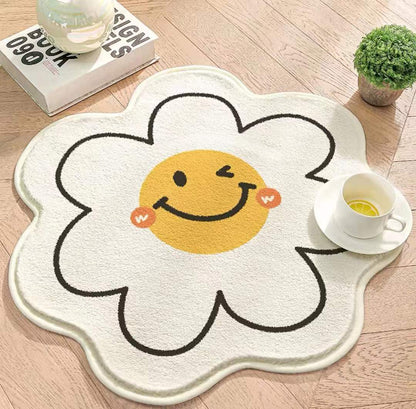 Welcome Whimsy: Special-Shaped Non-Slip Bedroom Entrance Carpet