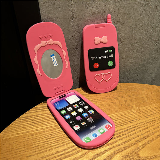 Call Me Cute: Fall-Proof Clamshell Flip Phone Style Case