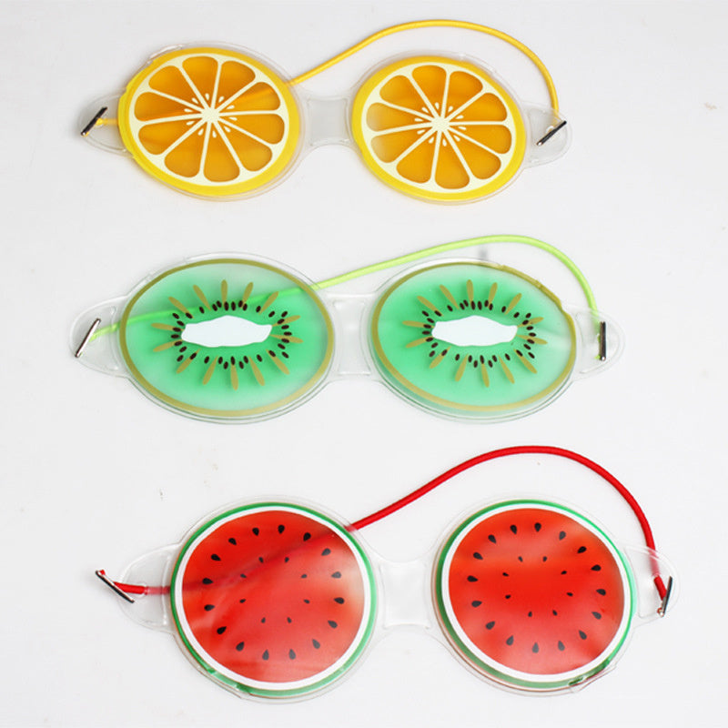 Fruitilicious Chill: Refreshing Fruit-Shaped Ice Eye Masks