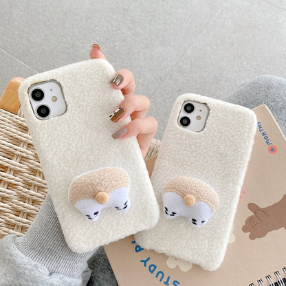 Bear Necessities: Bear Bum Plush Phone Case