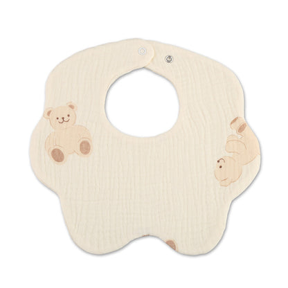 Cotton Simple Newborn Printing Drool Towel
