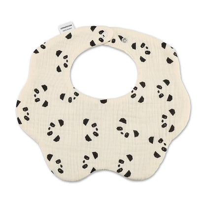 Cotton Simple Newborn Printing Drool Towel