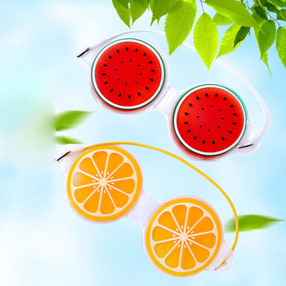 Fruitilicious Chill: Refreshing Fruit-Shaped Ice Eye Masks