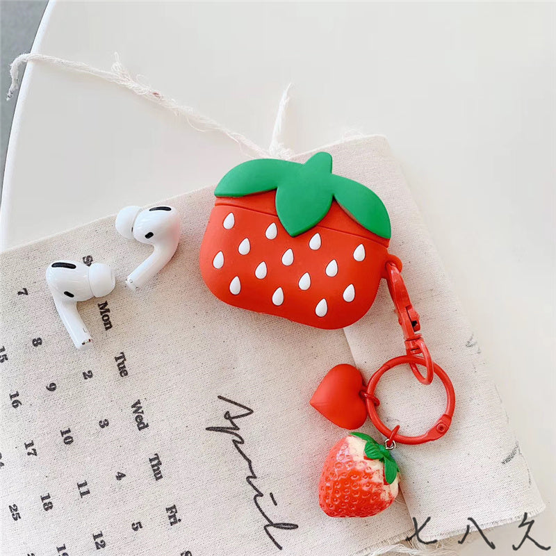 Berry Sweet Beats: Strawberry AirPods Cover