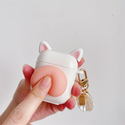 Cheeky Squeeze: Stress-Relieving Butt AirPods Case