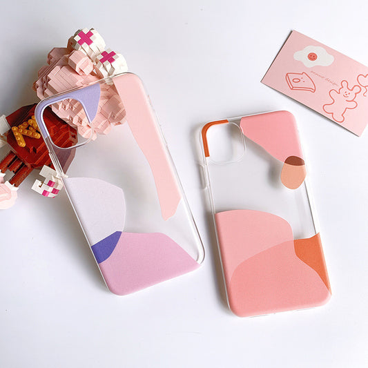 Geometric color matching phone case