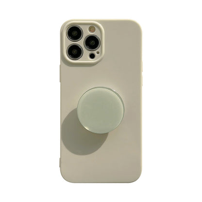 Minimalist Stand: Solid Color Bracket Phone Case