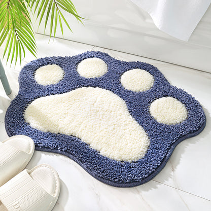 Paw Perfect: Cute Anti-Slip Paw-Shaped Bathroom Mat