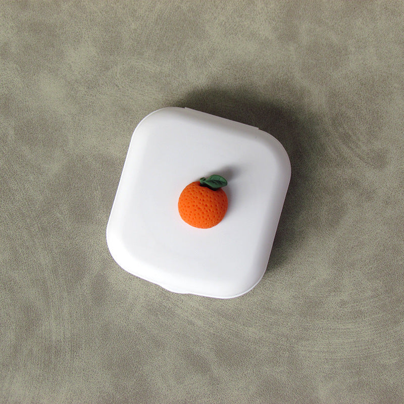 Fruity Peeks: Adorable Fruit-Themed Contact Lens Cases