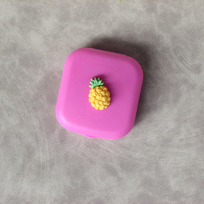 Fruity Peeks: Adorable Fruit-Themed Contact Lens Cases