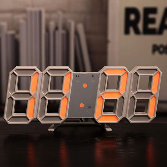 Time in Style: Three-Dimensional Digital Clock with Bedside Alarm