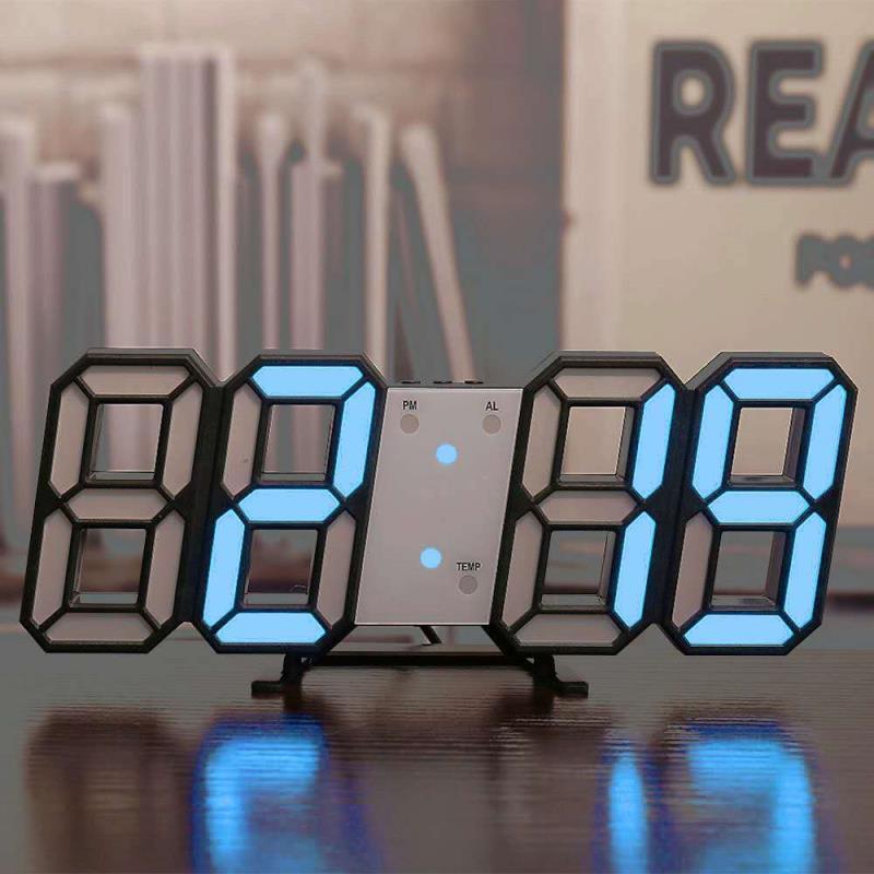 Time in Style: Three-Dimensional Digital Clock with Bedside Alarm