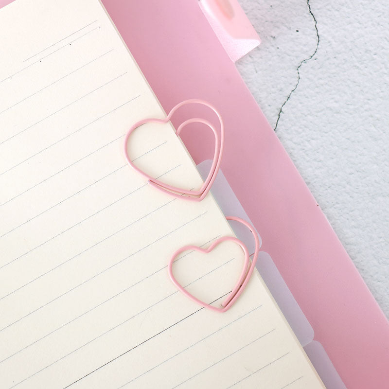 Heartfelt Clippings: Whimsical Love-Themed 30 Boxed Paper Clips