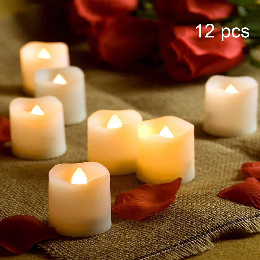 Cozy Flicker: Small LED Candle Light with Warm White Timer