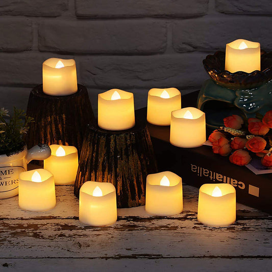 Cozy Flicker: Small LED Candle Light with Warm White Timer